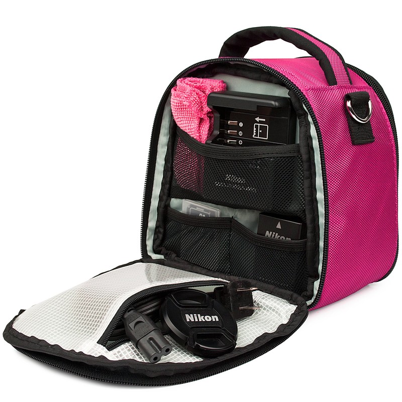 VanGoddy Laurel Magenta Carrying Case Bag for Nikon CoolPix Series