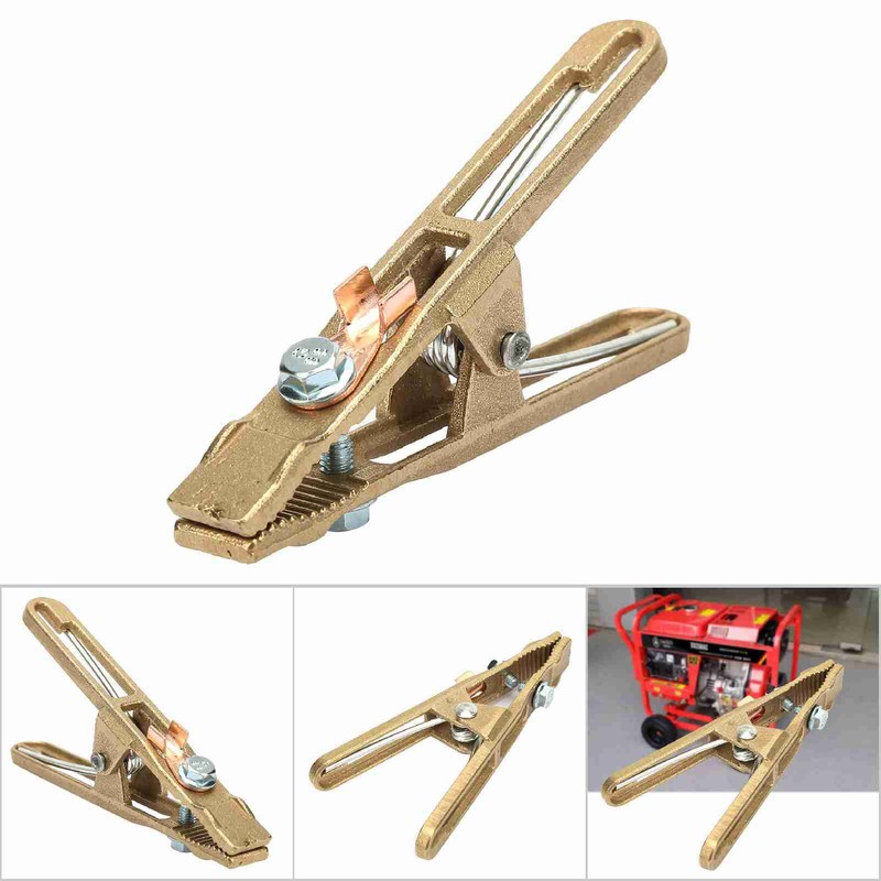 260/300/500A Brass Material A Shape Ground Welding Earth Clamp for