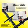 JNB Pro Cabinet Hardware Jig with Center Drill Guide, Hole