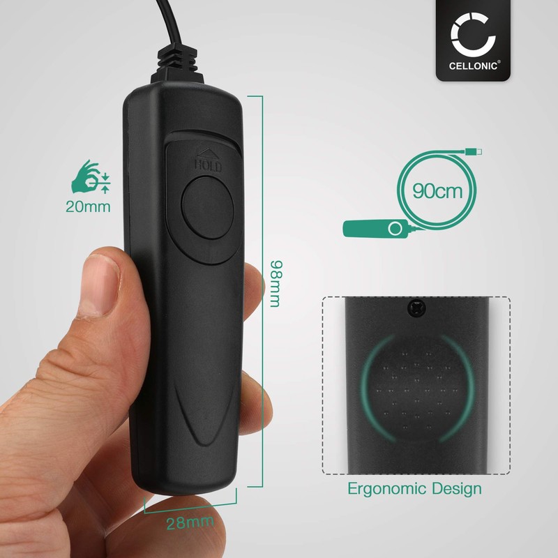 CELLONIC® Remote Shutter Release for Panasonic Lumix DMC-FZ1000 FZ200 FZ2000