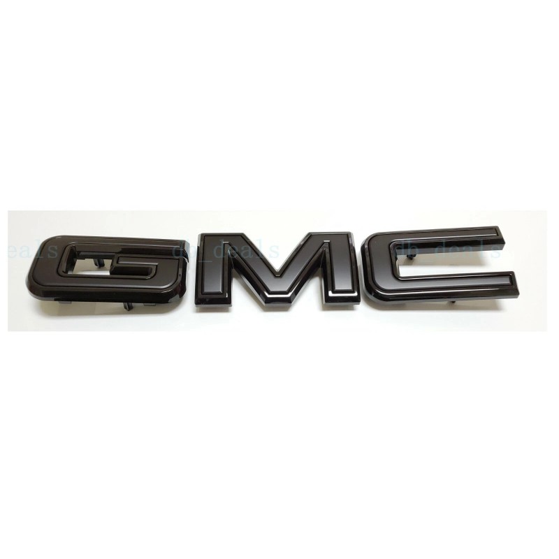 GMC Front Only All Black Emblem 2019-2024 GMC Sierra 1500