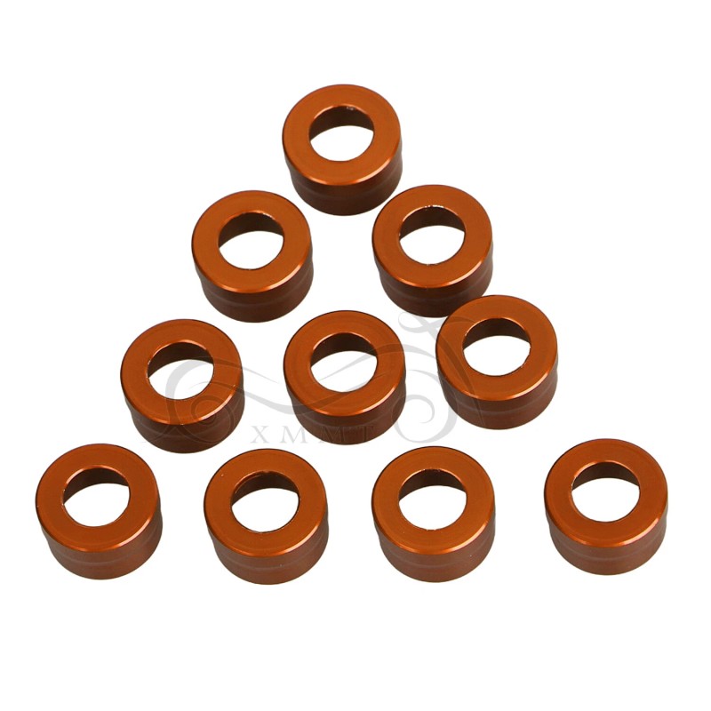 Unbranded Orange Engine Bolt Topper Caps Cover For Harley Touring