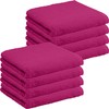 REDBEST Duschtuch Oceanside 8er-Pack Walk-Frottier Fuchsia Größe 70x140 cm