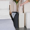 efluky Slim Laundry Basket, Narrow Laundry Hamper with Handles, Collapsible