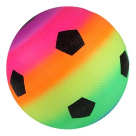 Carocak Rubber Balls, Rainbow Balls, Soft Playground Balls, Muscle Training, Gymnastics, Rehabilitation, Concentration Games, Nursing, Adults, Brain Training, Anti-Aging (Soccerball Pattern)