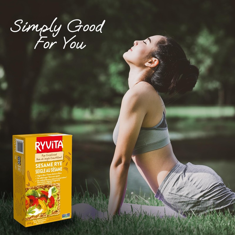 Ryvita Sesame Rye Crispbread 250g