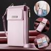 Women Small Crossbody Cell Phone Bag, RFID Blocking Shoulder Handbag