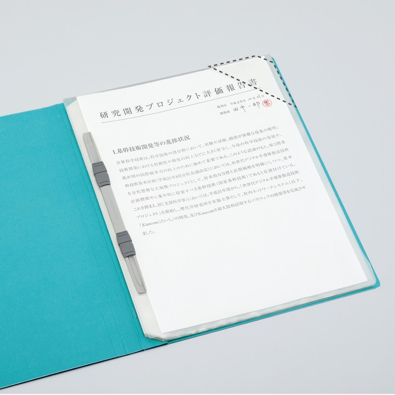 Kokuyo File Refills Clear Holder, A4, 2 Holes, 10 Pieces,