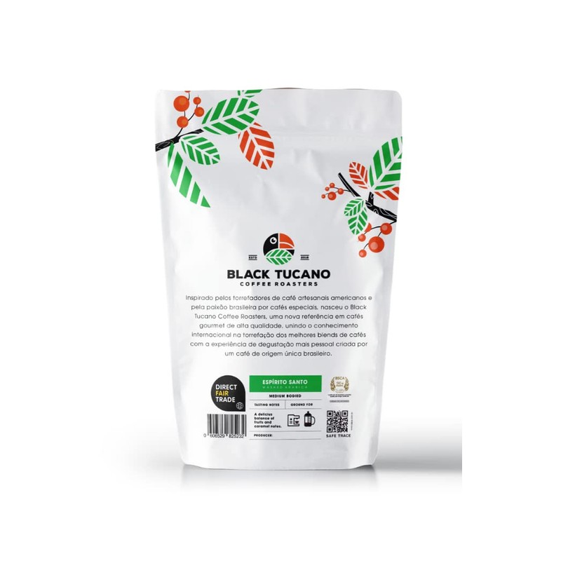 Black Tucano Specialty Coffee - Brazilian Ground Medium Roast Coffee