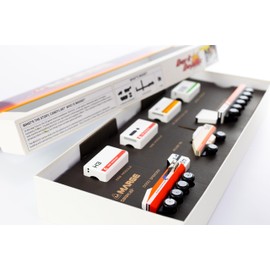 CANDYCAR M.A.R.G.E. by Candylab Toys- Dark Depths Set, Handmade Wooden Vehicles with Puzzle Roads and Accessories