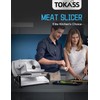 Meat Slicer,TOKASS Electric Deli Food Slicer with Removable 7.5’’ Stainless