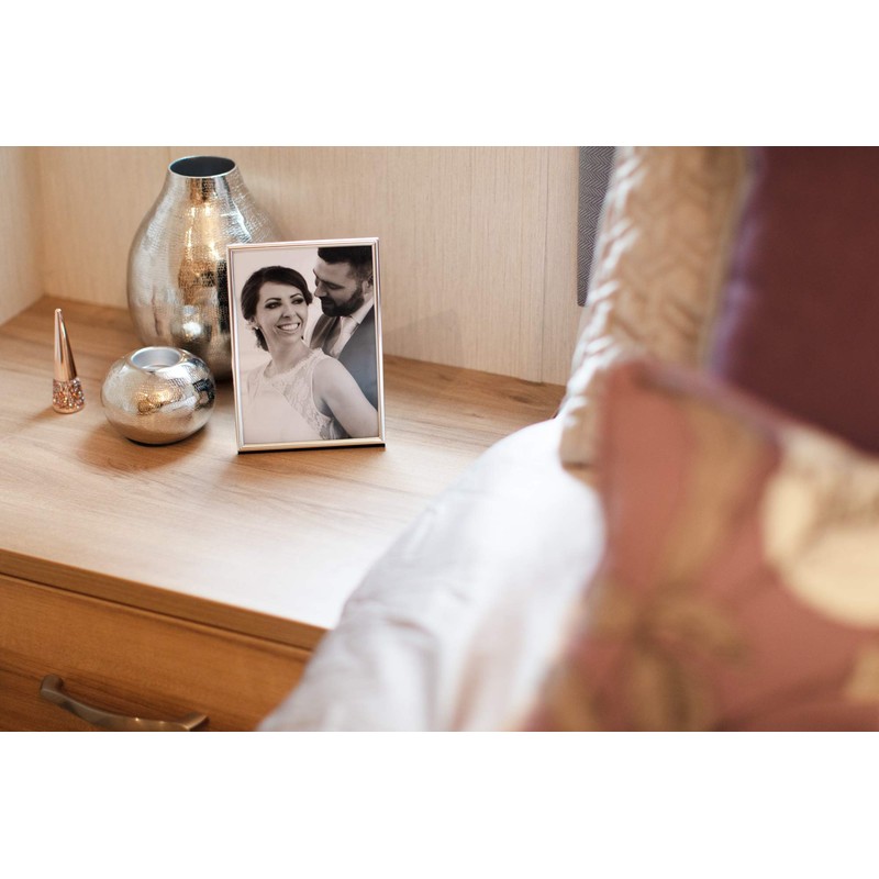 Frametigo Silver Plated Thin Edge Photo Frame - Fits Photo