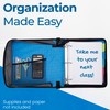 Case-it Classic Zipper Binder | 2-Inch O-Rings, 350 Sheet Capacity,