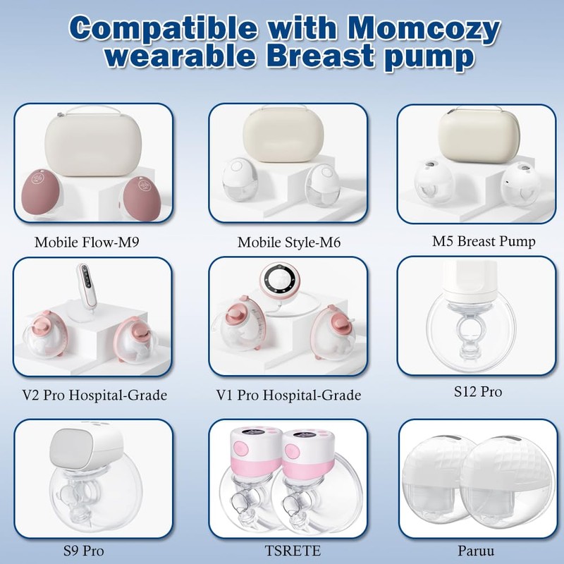 IVARONAL Flange Insert 17/19/21mm Compatible with Momcozy M5 M6 Breast