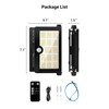 Eontim Solar Flood Lights with Motion Sensor, IP65 Waterproof Outdoor