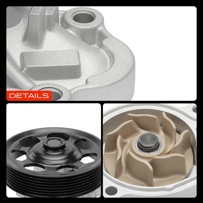 A-Premium Engine Water Pump Compatible with Honda, Acura