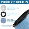 2-Pack AP200 3-in-1 H13 Grade True HEPA Replacement Filters Compatible