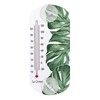 La Crosse 204-1520L 8-inch Analog Capillary Window Thermometer with Monstera