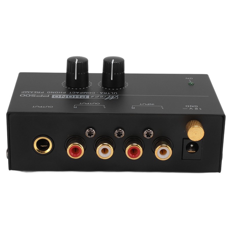 Phono Turntable Preamp Ultra Low Noise Independent Volume Control Phonograph
