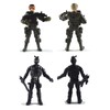 Dickly 6Pcs Action Figures Special Forces Army Men Figurines Collectible