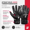 Reusch Attrakt Solid Junior Unisex Goalkeeper Gloves, Black 6