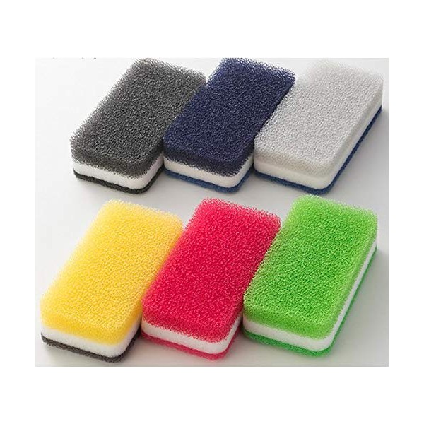 Duskin Kitchen Sponge (New Navy Color), Set of 6 Colors,
