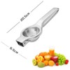 Lemon juicer Lime Squeezer Stainless Steel Silver Citrus Squeezer for