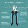 ningzhi Dog Nails Clippers for Large, Medium and Small Breed