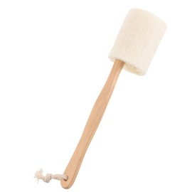 Gatuida Loofah Sponge Bath Brush Body Wash Brush Home Bath Loofah Stick Natural Sponges Pads Exfoliating Brush for Shower
