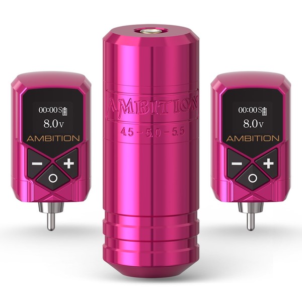 Ambition Torped 36mm Rotary Tattoo Pen Machine Kit, 5.5mm Stroke