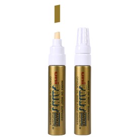 uni-ball Uni Paint PX-30 Oil-Based Paint Markers, Broad Line (8mm), Gold, 2 Count