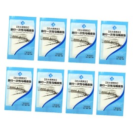 Minkissy 50pcs Disposable Toilet Seat Cover Mat Pad for Home Outdoor Toilet Mat Seat Protector Cushion Bathroom Accessory for Pregnant Women Boys and Girls