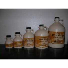 Little Man Syrup 100% Pure Wisconsin Maple Syrup Grade A Medium Amber   - Gallon