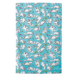 Puckator Cotton Tea Towel - Simon's Cat 2021 - Tea Towels For New House Home Kitchen Household Essentials Cloth - Must Haves - Catering Stuff - T Towels - Teatowel - Fashion Gabdets New