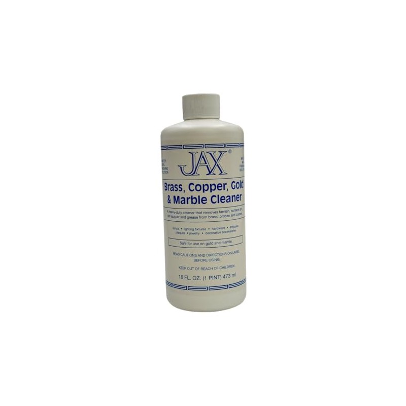 JAX Brass, Copper, Gold & Marble Cleaner - Metal Finishing