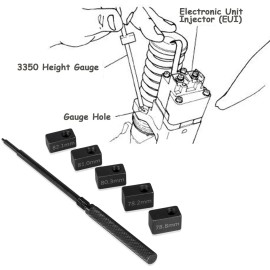 Yoursme 3350 Injector Height Gauge for Detroit Diesel Engines Series 50 & Series 60
