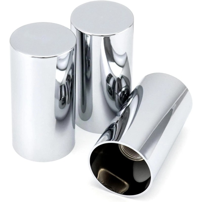 XIUHUA 20PCS 33mm Lug Nut Covers Chrome Screw-On 4" ABS