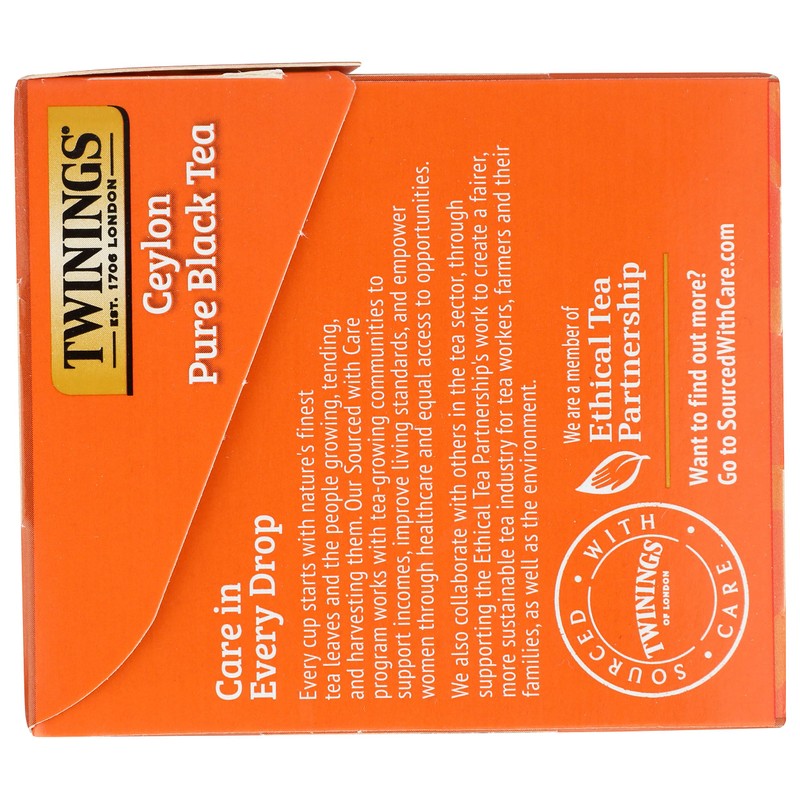 Twinings Ceylon Orange Pekoe Tea, Tea Bags, 20 ct