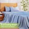 MR&HM King Size Sheets Set, 4-Piece Cooling Sheets, Rayon Derived