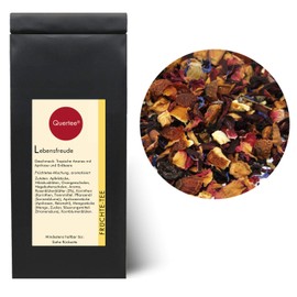 Quertee - Fruit Tea "Rosengarten Lebensfreude" - Tropical Pineapple with Apricot and Strawberry Flavour (100 g)