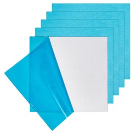 MAYJOYDIY 10 PCS Sqaure 6061 Aluminum Sheet Metal 12x12cm with Double-Sided Protective Film 0.5mm/0.02 Inch for Mechanical Cutting Precision Machining