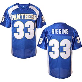 Tim Riggins Jersey 33 Friday Night Lights High School Football Jersey for Men Stitched Blue S-3XL (33 Blue, Small)