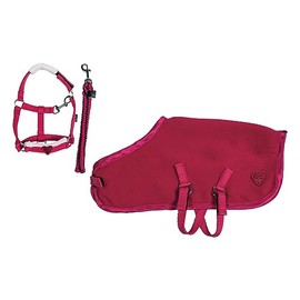 HKM Cuddle Pony Starter Set, Red, One Size