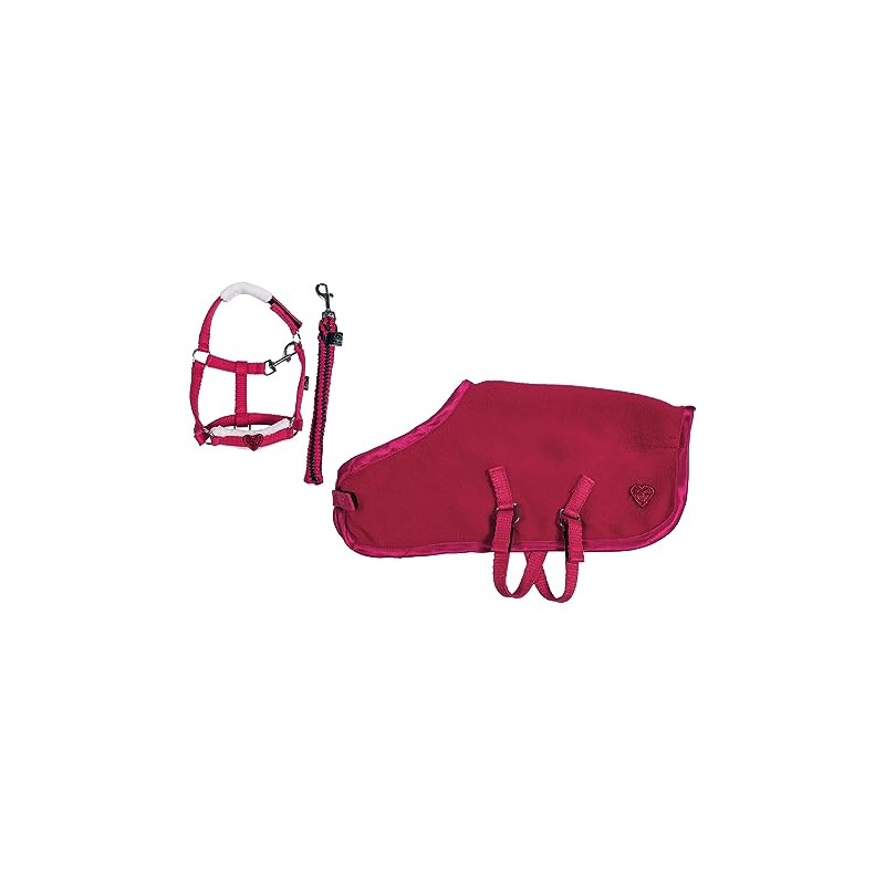 HKM Cuddle Pony Starter Set, Red, One Size