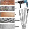 7pc 3/8 inch SDS Plus Drill Chisel Set, Includes 40mm,
