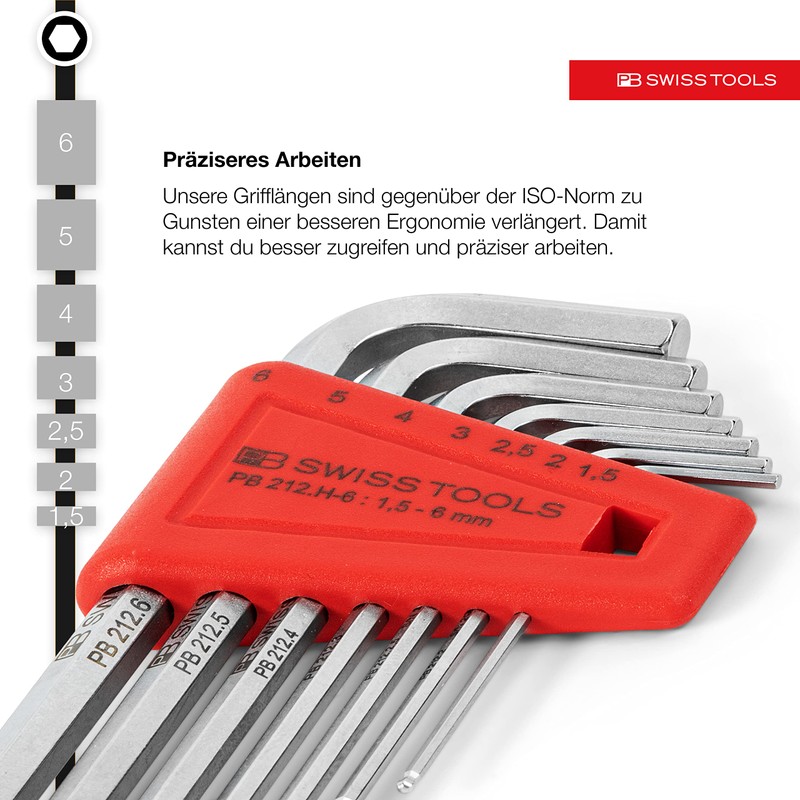 PB Swiss Tools PB Swiss Tools Hex Key Set with