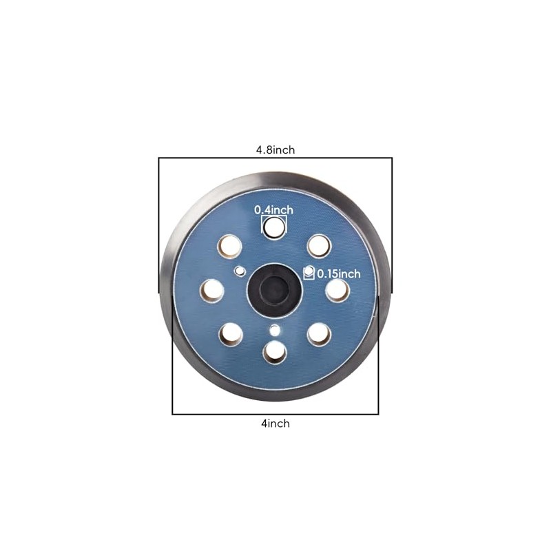 5 inch Sander Hook and Loop (8 Hole) Replacement Pad