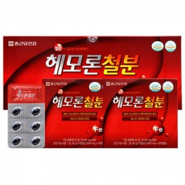 Chong Kun Dang Hemoron Iron Calcium Postpartum Heme Iron Pregnancy Iron Supplement / 종근당 헤모론 철분 칼슘 출산후 헴철 임산부 철분제