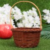 1PC rattan basket small basket with handle mini easter basket