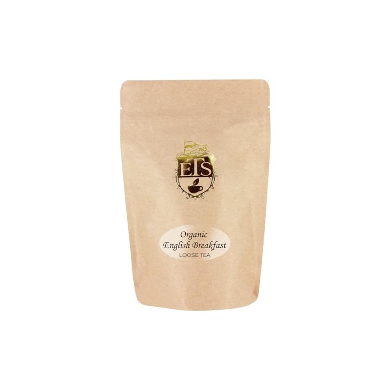 Organic English Breakfast Tea Loose Leaf 16oz Pouch | Full